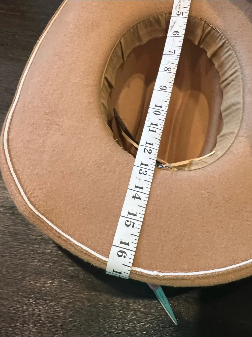 Frye Western Style Wide Brimmed Cowgirl/boy Hat OSFM Camel Boho Rodeo Rancher